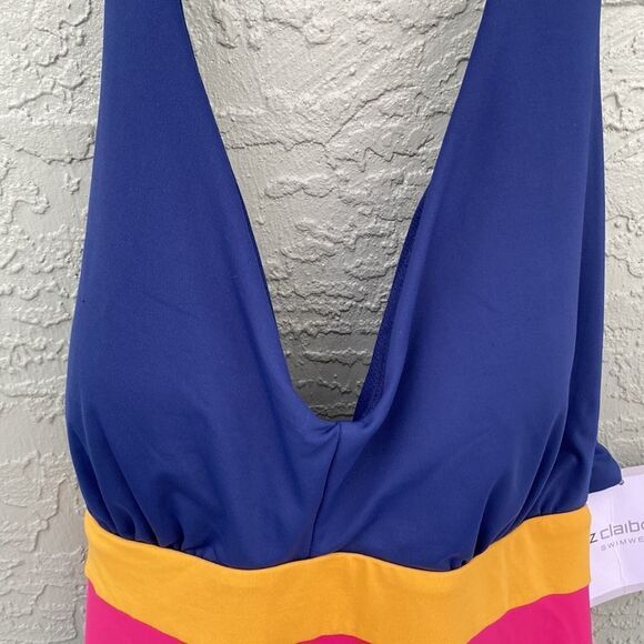 Liz Claiborne One Piece Swimsuit Sz 10 NWT - Picture 6 of 14